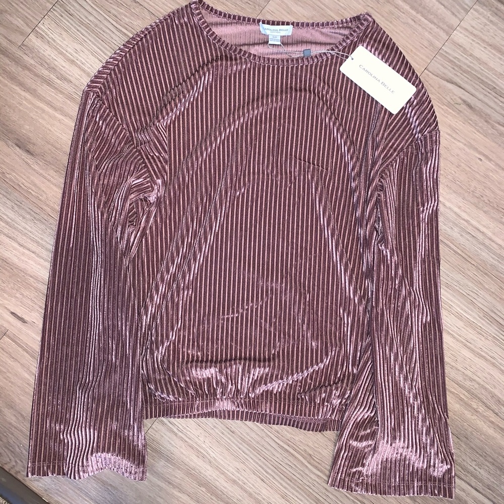 CAROLINA BELLE LONG SLEEVE BLOUSE (NWT)